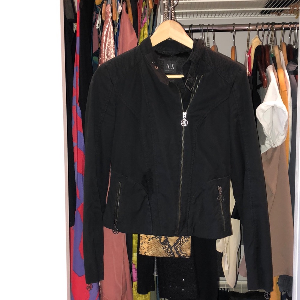 Cotton biker style jacket